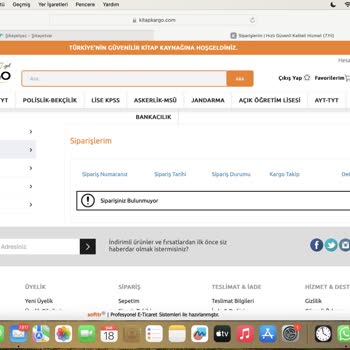 Kitapkargo.com Kitap Kargodan Verdiğim Sipariş Gözükmüyor