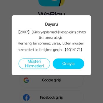 WePlay Yeni Cihaz Aldım