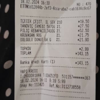 BİM'den Alınan Kruvasan