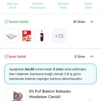 A101 Online Sipariş Eksik