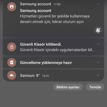 Samsung Telefon A72 Account Şifre Değiştirme Sorunu