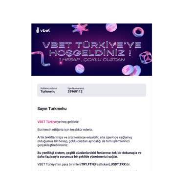 Vbet Üye Olmadığım Halde, Üye Edilmişim. Hesap Kapatılsın!