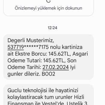 Türkiye Finans Kapalı Olan Kredi Kartına Ekstre Borcu