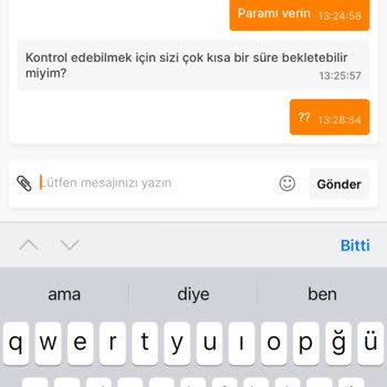 Migros Siparişimdeki Ürünümü Göndermedi.