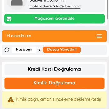 Kabasakalonline.com Siparişimi Tamamlayamıyorum. Kimlik Doğrulama Ve Kart Doğrulama.