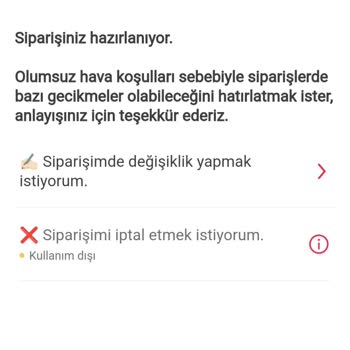 Yemek Sepeti Sipariş Gecikmesi Ve İletişim Sorunu