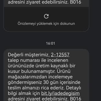 Skechers İnceleme Ürünü Değişim