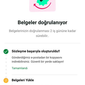 Yemeksepeti Satıcı Hesabı İşleme Alınmayan Talepler
