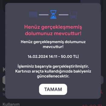 Kent Kart Yükleme Yapmama Rağmen Yetersiz Bakiye Diyor. Para İadesi İstiyorum