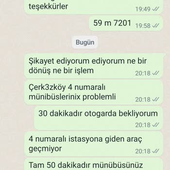 Tekirdağ Büyükşehir Belediyesi 4 Numaralı Minibüsler Düzgün Hizmet Vermiyor