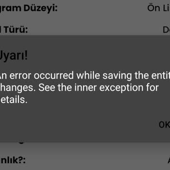 Şahinbey Belediyesi Destek Başvurusunda Hata Verme