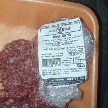 Köfteci Yusuf'tan Aldığım Et Koku Tat Sorunu