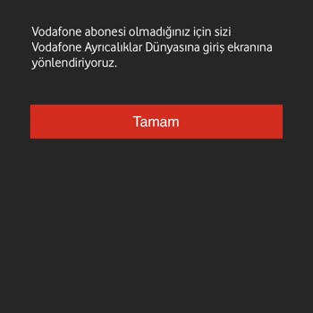 Vodafone Müşteri Hizmet Ve Uygulamalarına Erişim Sorunu