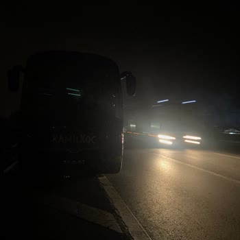 Kamil Koç Firması Yolda Kalan Araçlar