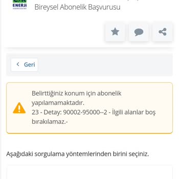 CK Boğaziçi Elektrik Elektrik Aboneliği Alamıyorum