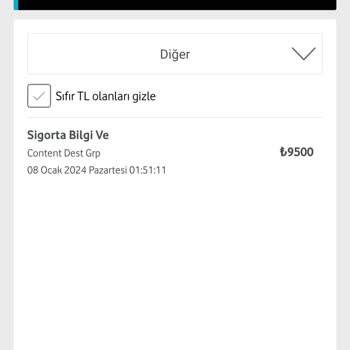 Vodafone Content Dest Group Habersiz Kesinti