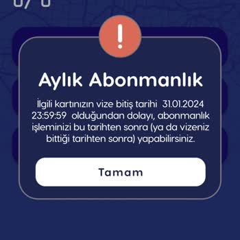 BURULAŞ Bursakart Öğrenci Abonman Yenileyemiyorum