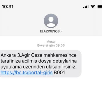 Elazıgesob (SMS) Gelen Mesaj!
