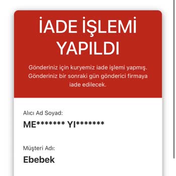 Ebebek'in Kargo Hatası-Destek Vermeyen Müşteri İlişkileri