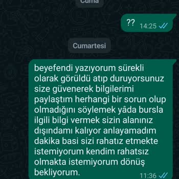 Kültür Ve Gelecek Vakfı Bursum Yatmadı