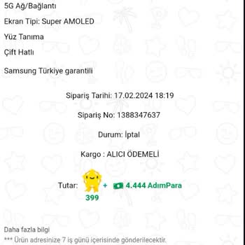 Adımpara Aldığım Hediyeyi İptal Ediyor