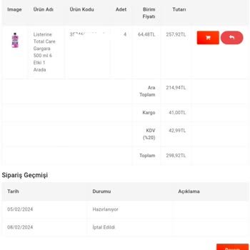 Mondy Shop Ürün İptal Ücreti Ödememesi Sorunu!