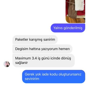 Bebektonkids Instagram Sayfası Hatalı Ürün Gönderimi Ve Cevap Vermeme