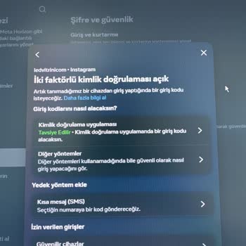 Instagram 2 Faktörlü Kimlik Doğrulaması Hatası