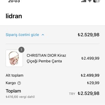 Lidran.com Paramı Geri İstiyorum