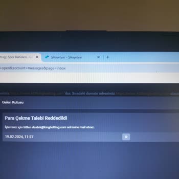 Kingbetting Sitesi Paramı Ödemiyor!