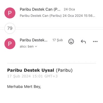 Paribu Hesap Erişim Ve İşlem Sorunu