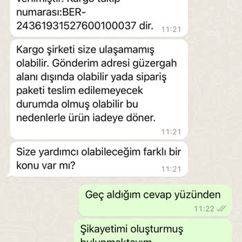 Scotty Kargo Personelin Bershka Siparişimi Teslim Etmemesi