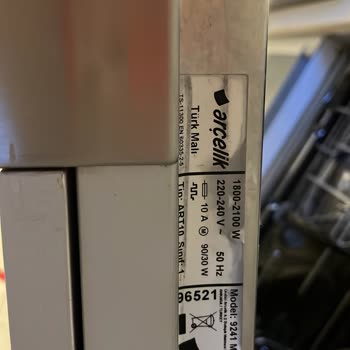 Arçelik Dishwasher Quality Fades After 5 Years (Mold & Rust)