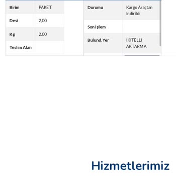 Sürat Kargo İkitelli Aktarma Mağduriyeti