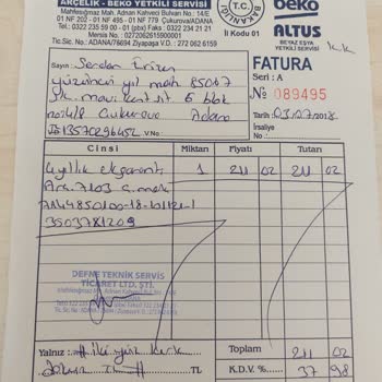 Arçelik Ek Garanti Sorunu