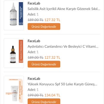 Trendyol Facelab Hatalı Ürün Gönderisi⁉️