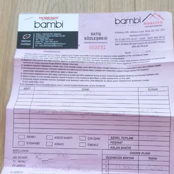 Bambi Yatak 1 Haftada Çöken Yatak