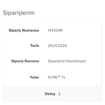 Evkur Sipariş Teslim Edilmiyor