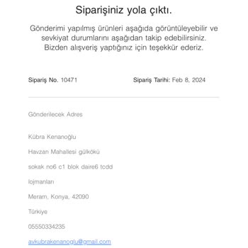 Aras Kargo Teslimat Adresini Değiştiriyor