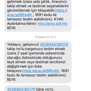 Aras Kargo Teslimat Adresini Değiştiriyor