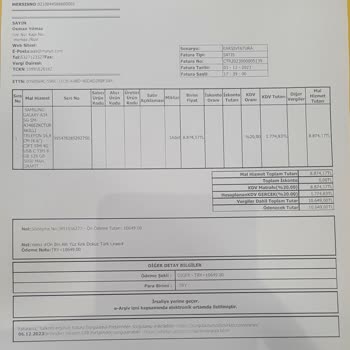 Samsung A34 Marka Cep Telefonu Hatası