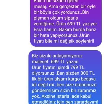 Butik Moor Tüketiciye Kanuna Aykırı Şart Öne Sürüyor...