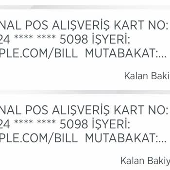 Apple.com/bill İznim Dışında Para Çekiyor