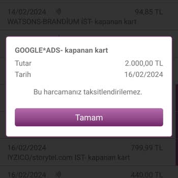 Enpara Google Ads Şikayet