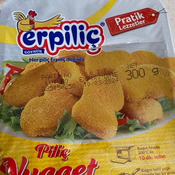 BİM'den Alınan Erpiliç Markalı Nugget