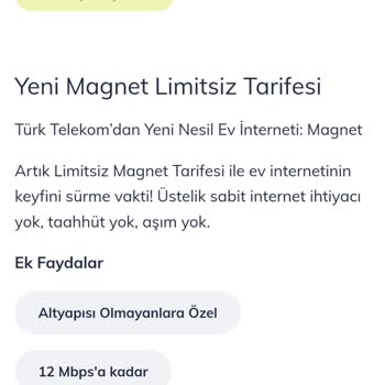 Türk Telekom Magnet İnternet Başvurusu