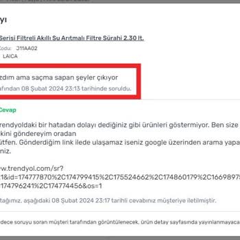 Trendyol Mobil Uygulamanın Arama Sayfasında Ürünlerimizin Çıkmaması