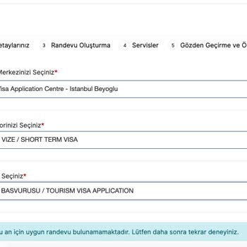 VFS Global İle Hollanda Vizesi Randevu Problemi