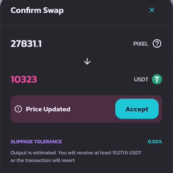 Pancakeswap V3 Üzerinden Pixel Coin Alımı