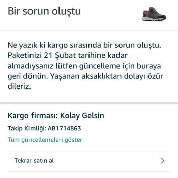 Amazon Gümrük Adres Sorunu